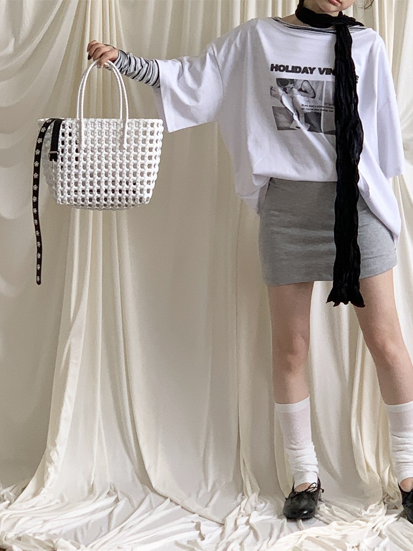 JKICHI韓國東大門直郵女裝新款時尚職業人氣休閑T恤含腰帶JKICHIT恤