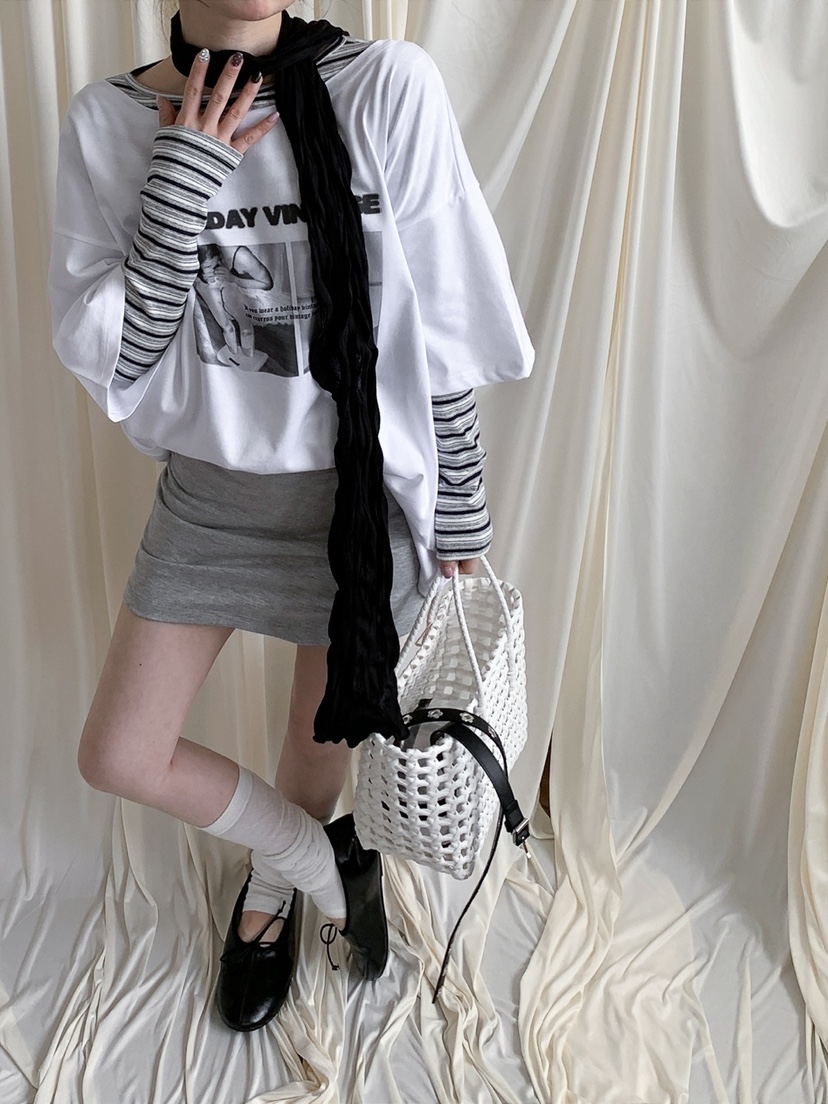 JKICHI韓國東大門直郵女裝新款時尚職業人氣休閑T恤含腰帶JKICHIT恤