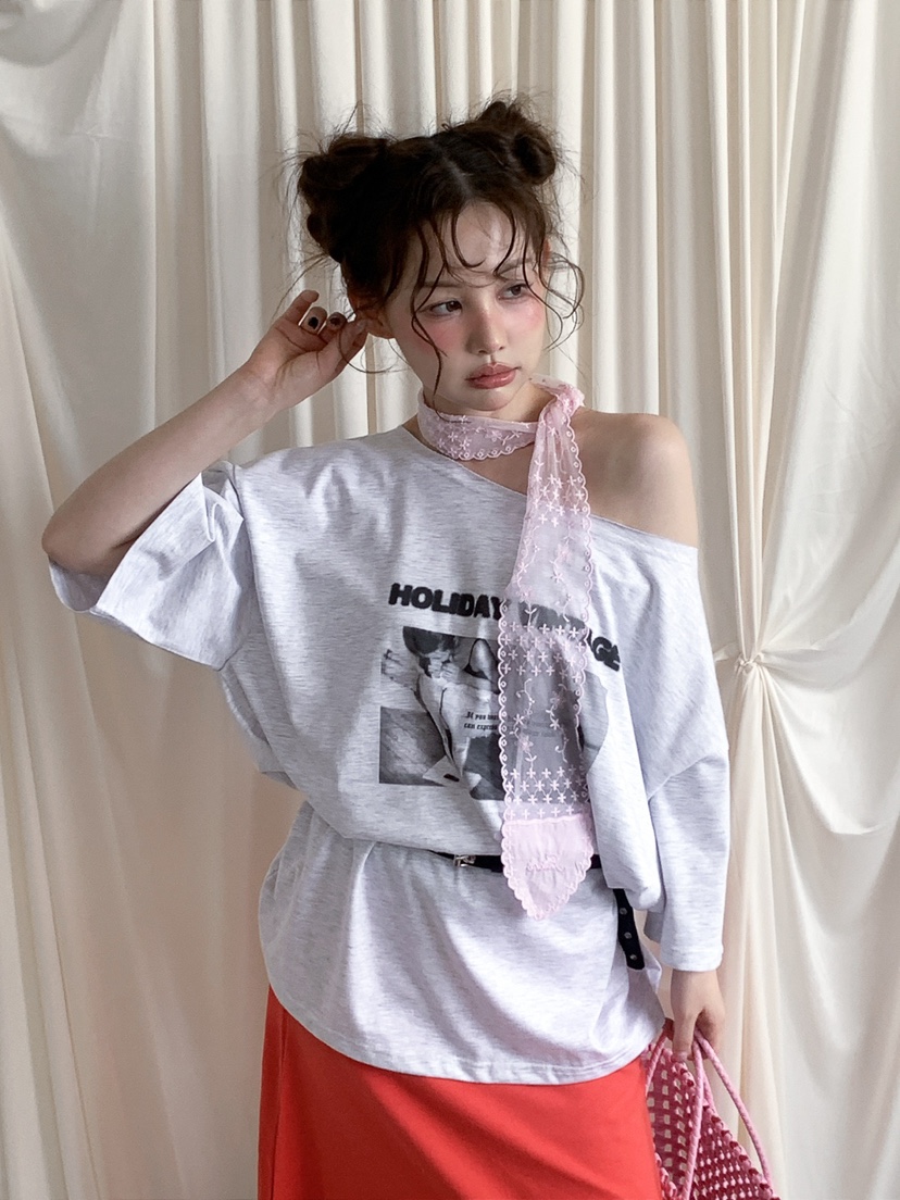 JKICHI韓國東大門直郵女裝新款時尚職業人氣休閑T恤含腰帶JKICHIT恤圖色1