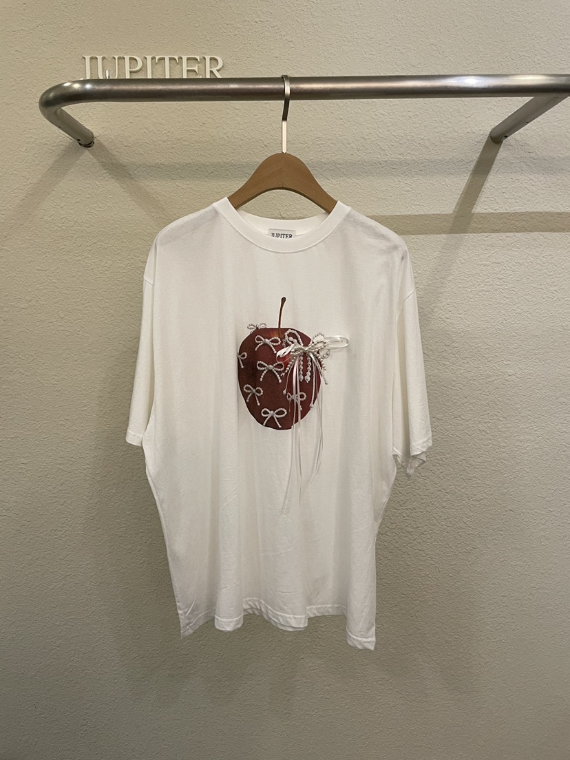 JUPITER韓國東大門直郵女裝新款推薦職業時尚人氣T恤絲帶JUPITERT恤圖色1