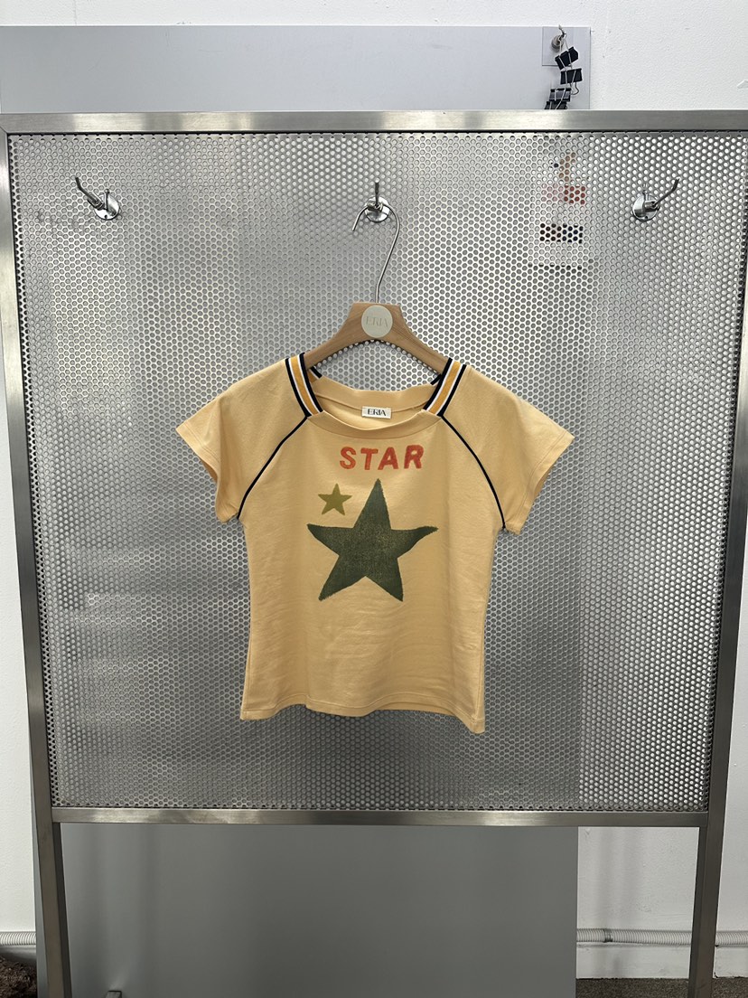 HUE/ERIA韓國東大門直郵女士新品時尚人氣休閑26春夏T恤HUE/ERIAT恤圖色2