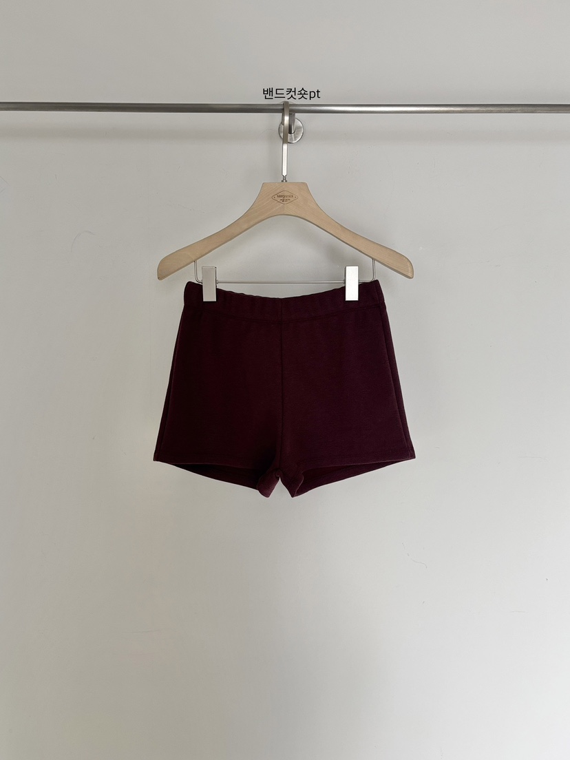 VERGAMOT韓國直郵女士新款人氣職業26春夏時尚休閑推薦短褲VERGAMOT短褲圖色1酒紅