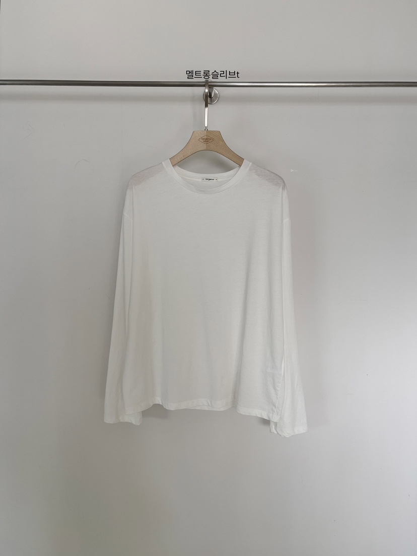 VERGAMOT韓國代購女士新款職業休閑推薦人氣熱賣26春夏長袖T恤VERGAMOT長袖T恤圖色1