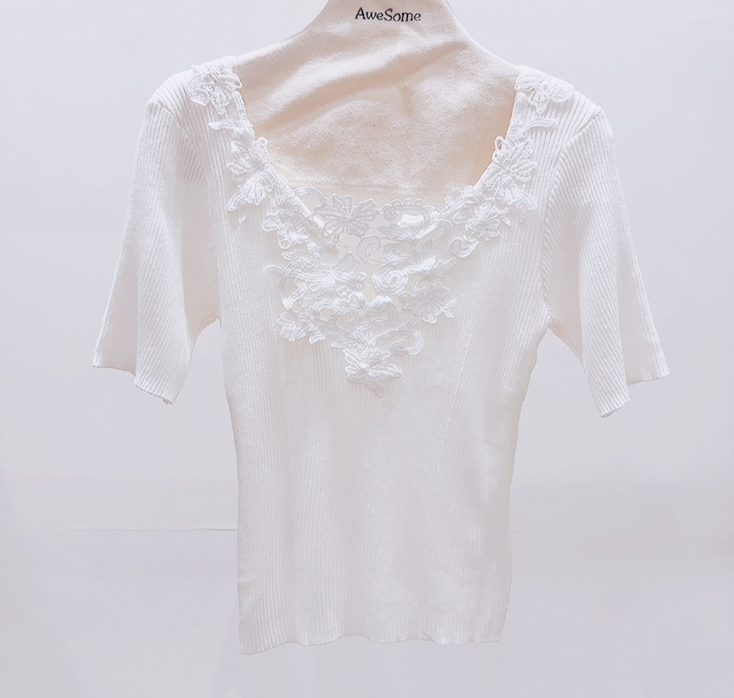 AWESOME-P韓國代購女士新品人氣時尚熱賣休閑推薦職業T恤AWESOME-PT恤圖色1