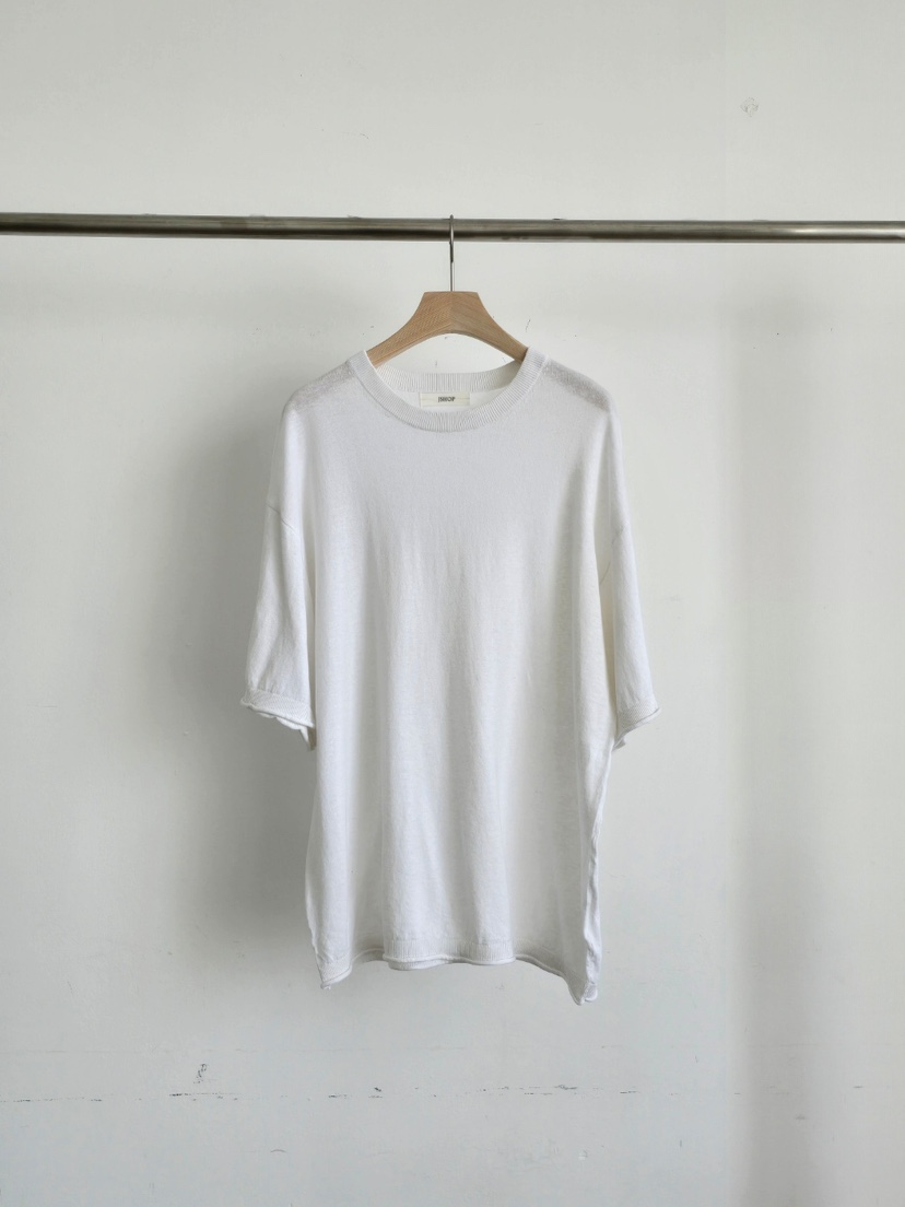 J SHOP韓國直郵實拍女裝新款休閑職業時尚推薦T恤亞麻針織J_SHOPT恤圖色2