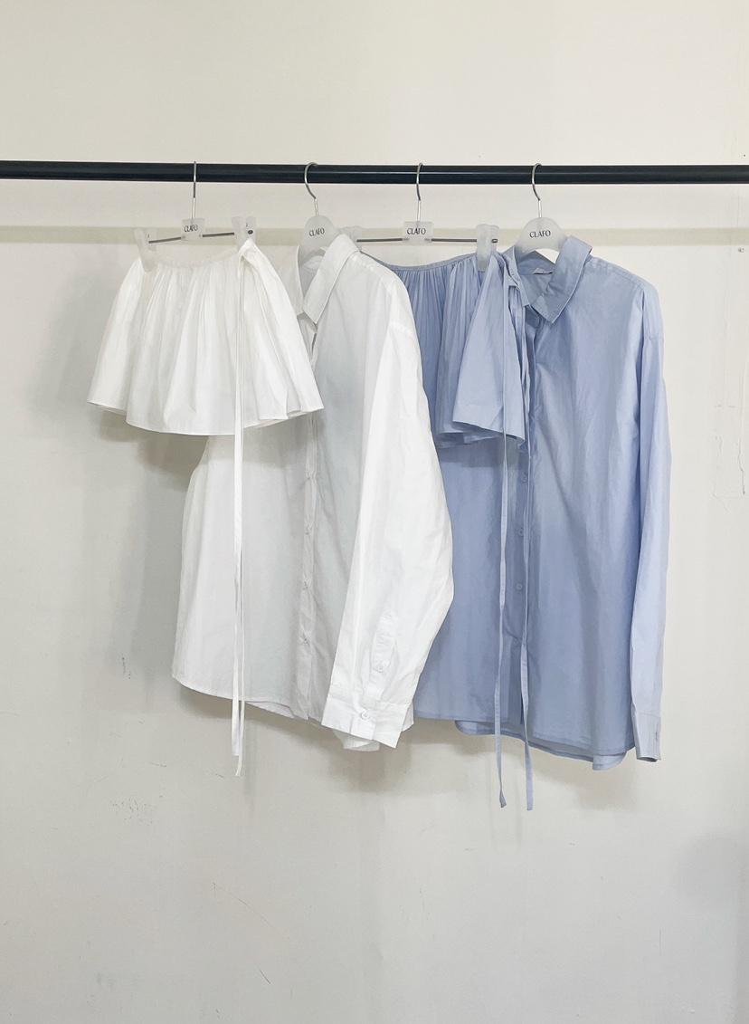 CLAFO韓國代購女裝新款人氣推薦26春夏休閑套裝荷葉邊套裝CLAFO套裝