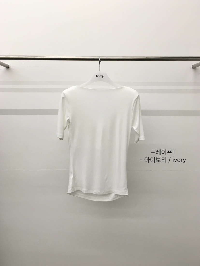 HEMP-P韓國直郵女士新品職業休閑熱賣人氣26春夏推薦T恤hempT恤圖色1