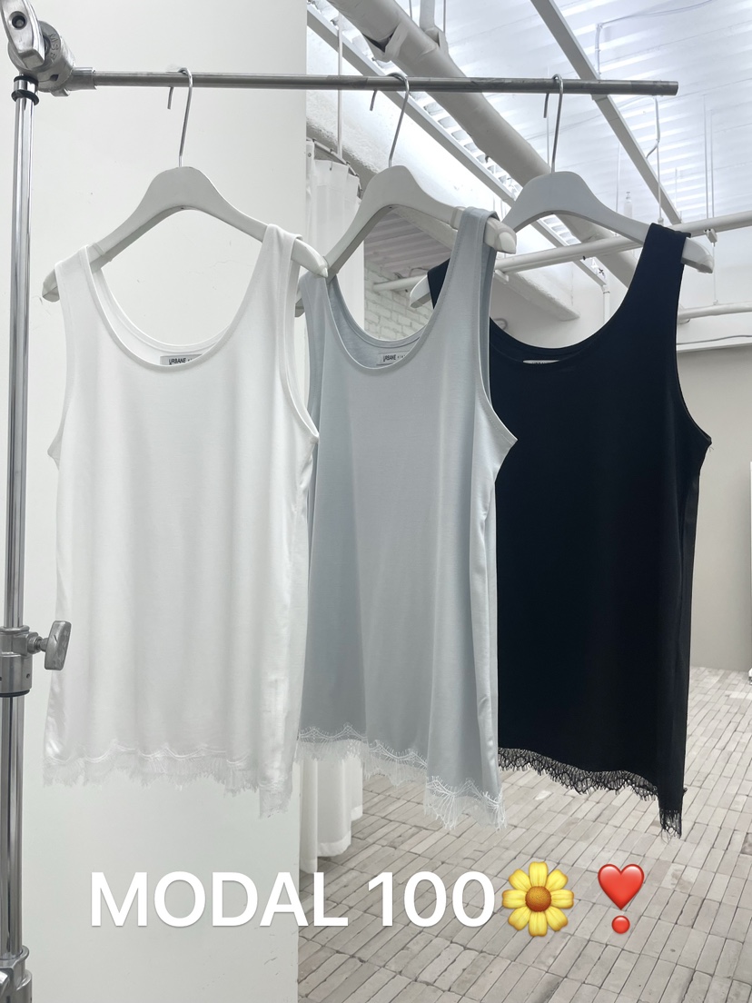 URBANE cloth韓國直郵女裝新品26春夏推薦休閑吊帶背心蕾絲URBANE cloth吊帶/背心