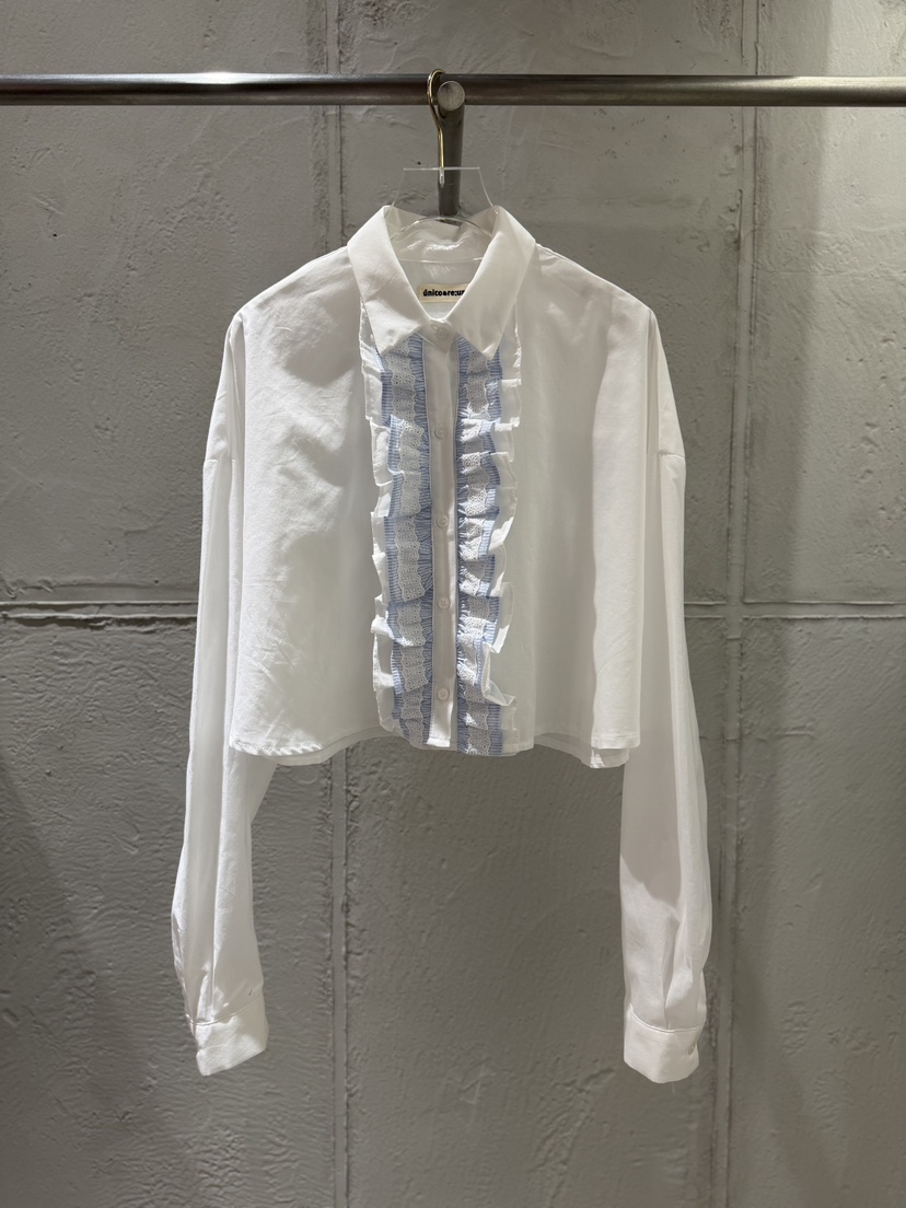 UNICO-p韓國直郵實拍女裝新品職業熱賣休閑26春夏襯衫蕾絲衫UNICO襯衫/蕾絲衫圖色1