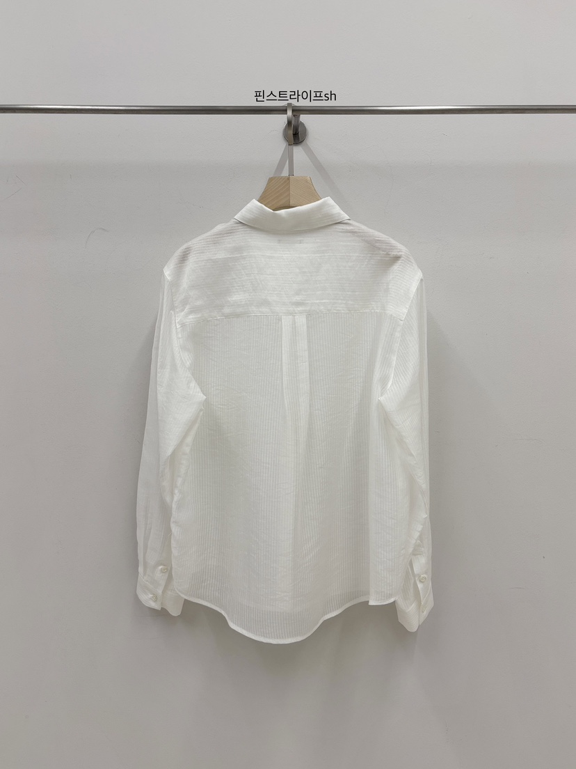 VERGAMOT韓國直郵女士新品休閑推薦時尚熱賣襯衫蕾絲衫條紋VERGAMOT襯衫/蕾絲衫