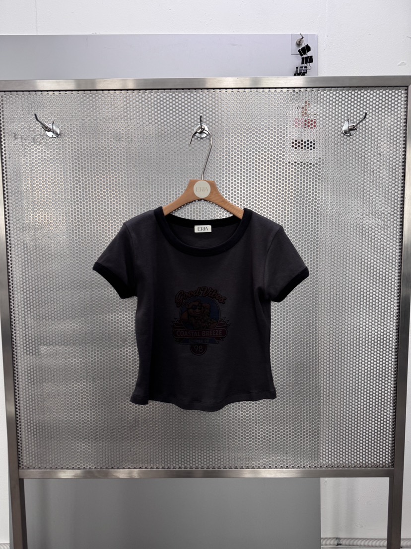 HUE/ERIA韓國直郵女裝新品26春夏休閑人氣推薦職業時尚T恤HUE/ERIAT恤圖色4