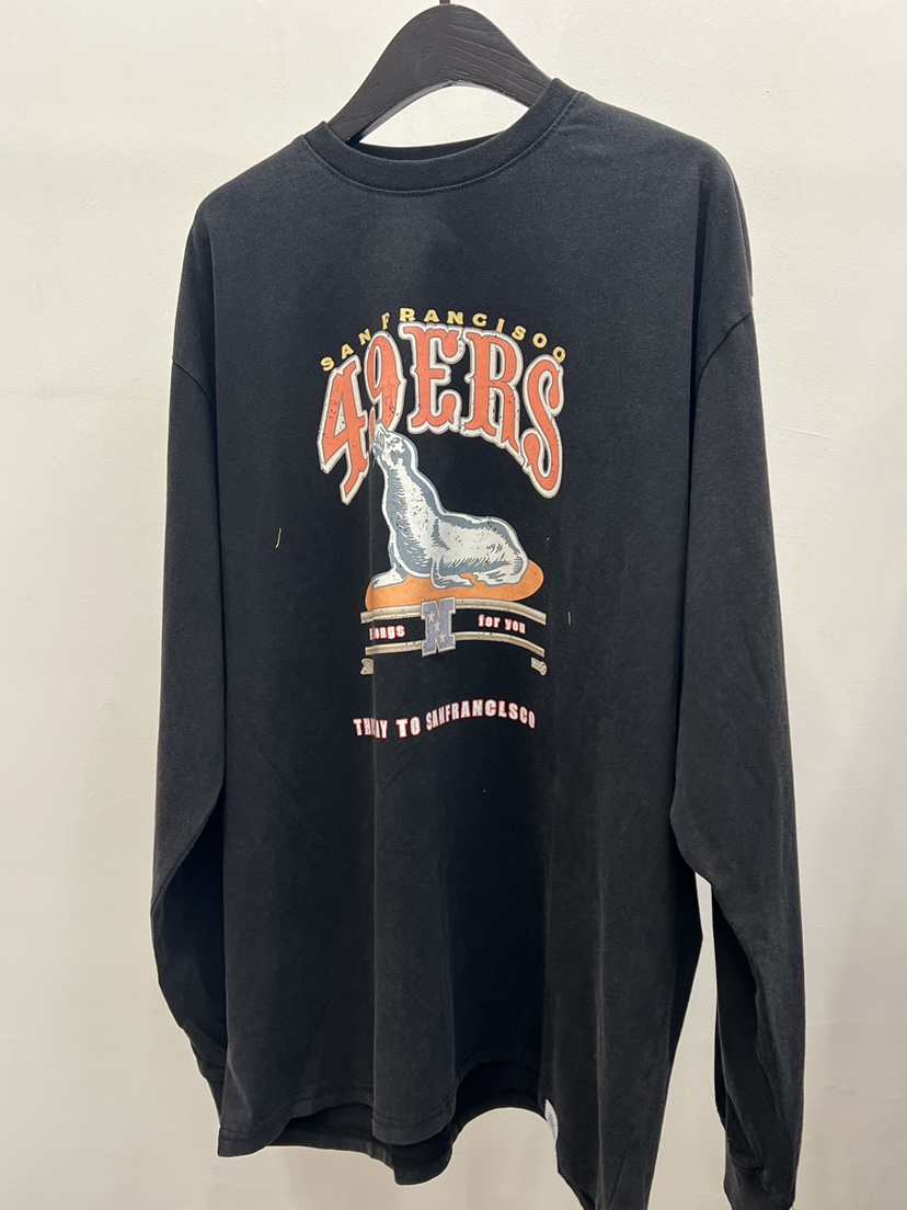 UNANSWERED-MYSTERY/FIFO韓國東大門直郵女裝新款休閑長袖T恤UNANSWERED-MYSTERY/FIFO長袖T恤圖色2