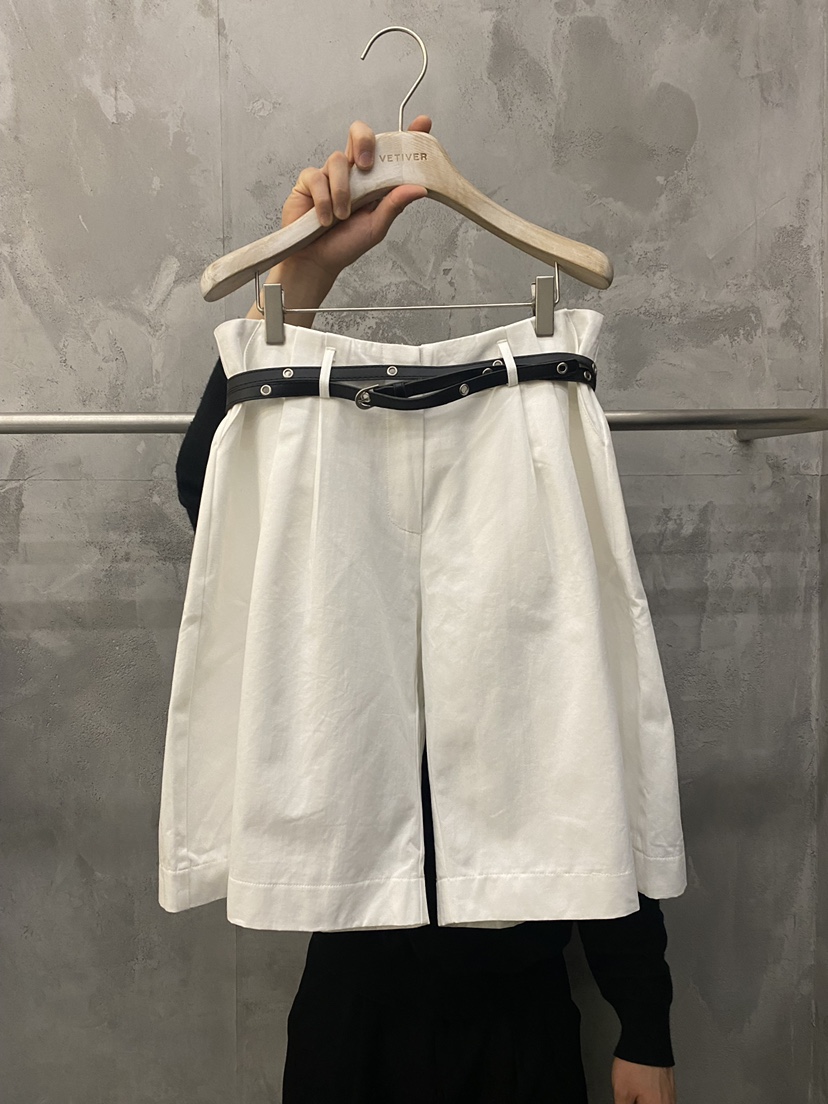 THE VETIVER-A韓國直郵女裝新款職業26春夏短褲不含腰帶VETIVER短褲圖色1