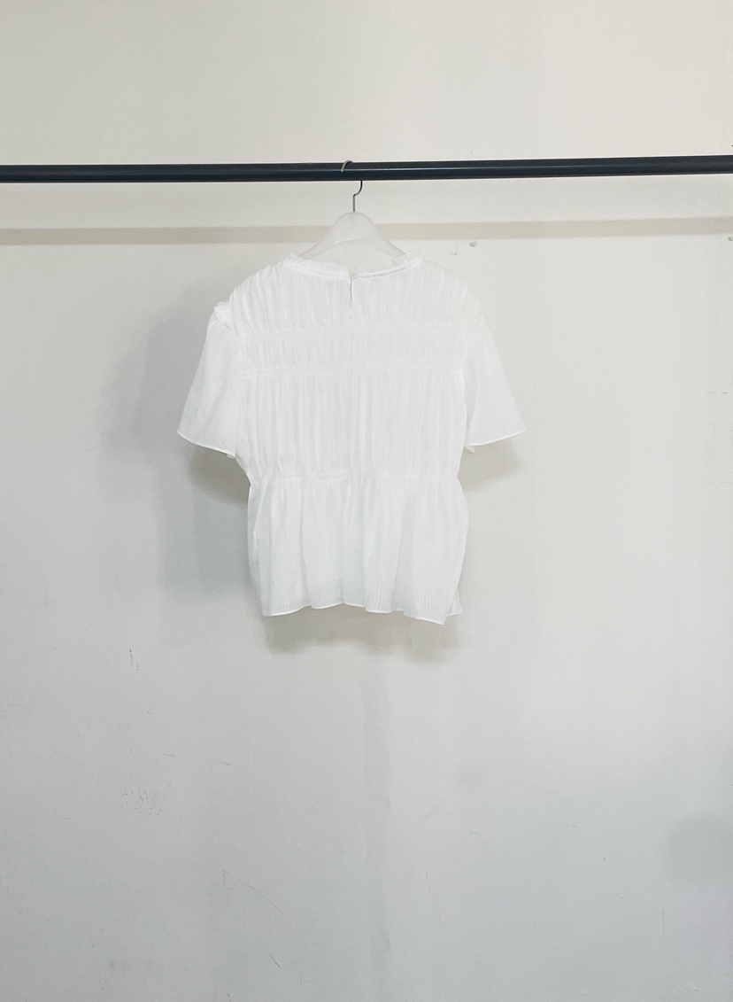 CLAFO韓國東大門直郵女士新品26春夏休閑職業襯衫蕾絲衫天絲CLAFO襯衫/蕾絲衫