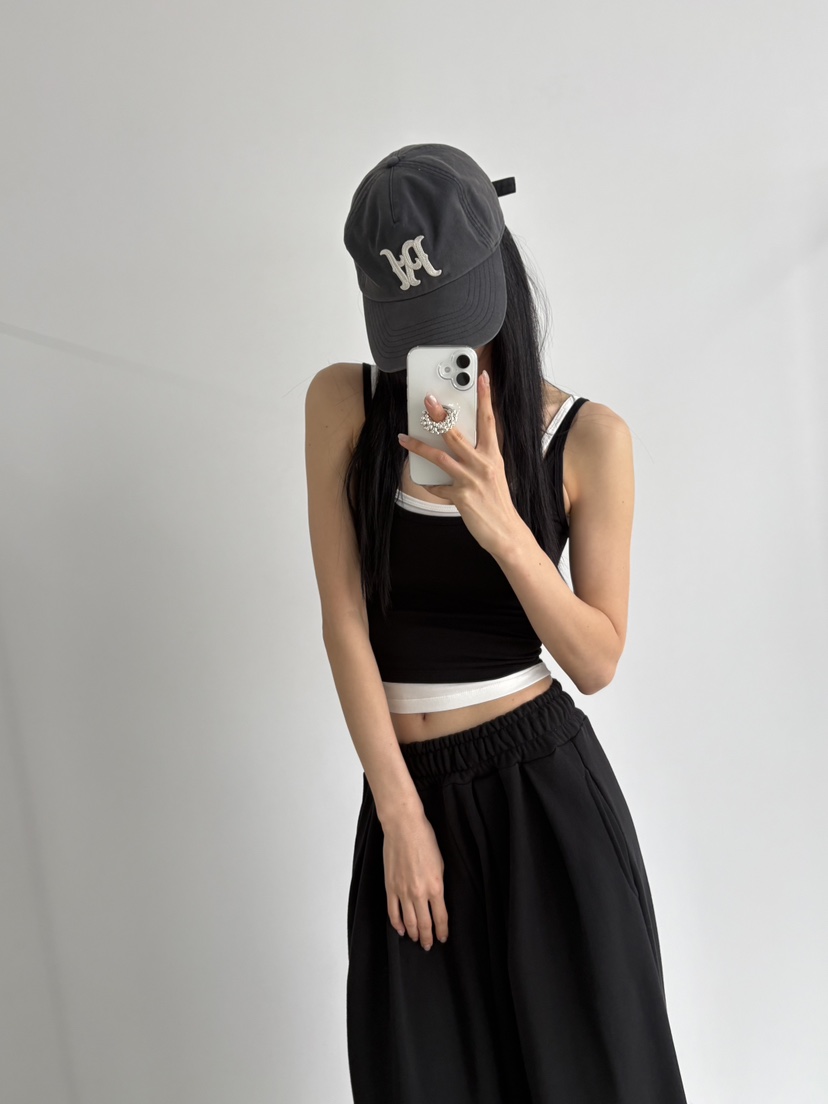 OKIE韓國直郵實拍女士新品時尚推薦職業人氣吊帶背心蕾絲OKIE吊帶/背心