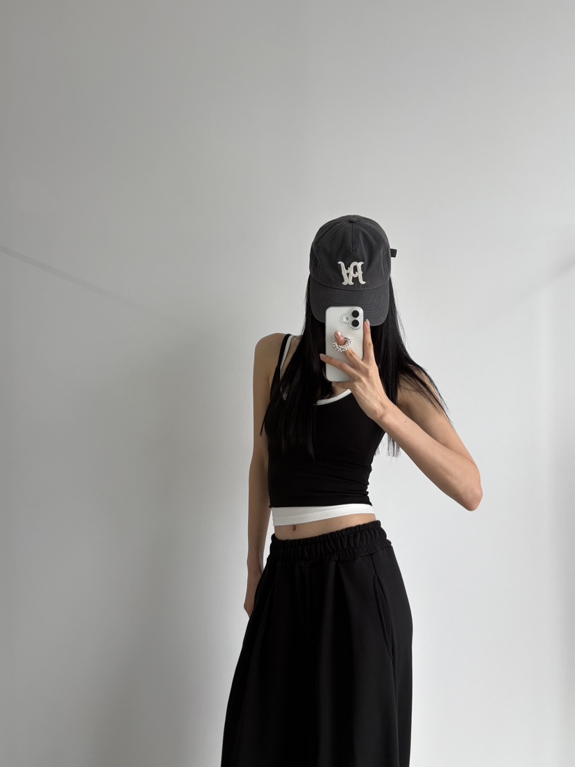 OKIE韓國直郵實拍女士新品時尚推薦職業人氣吊帶背心蕾絲OKIE吊帶/背心圖色2