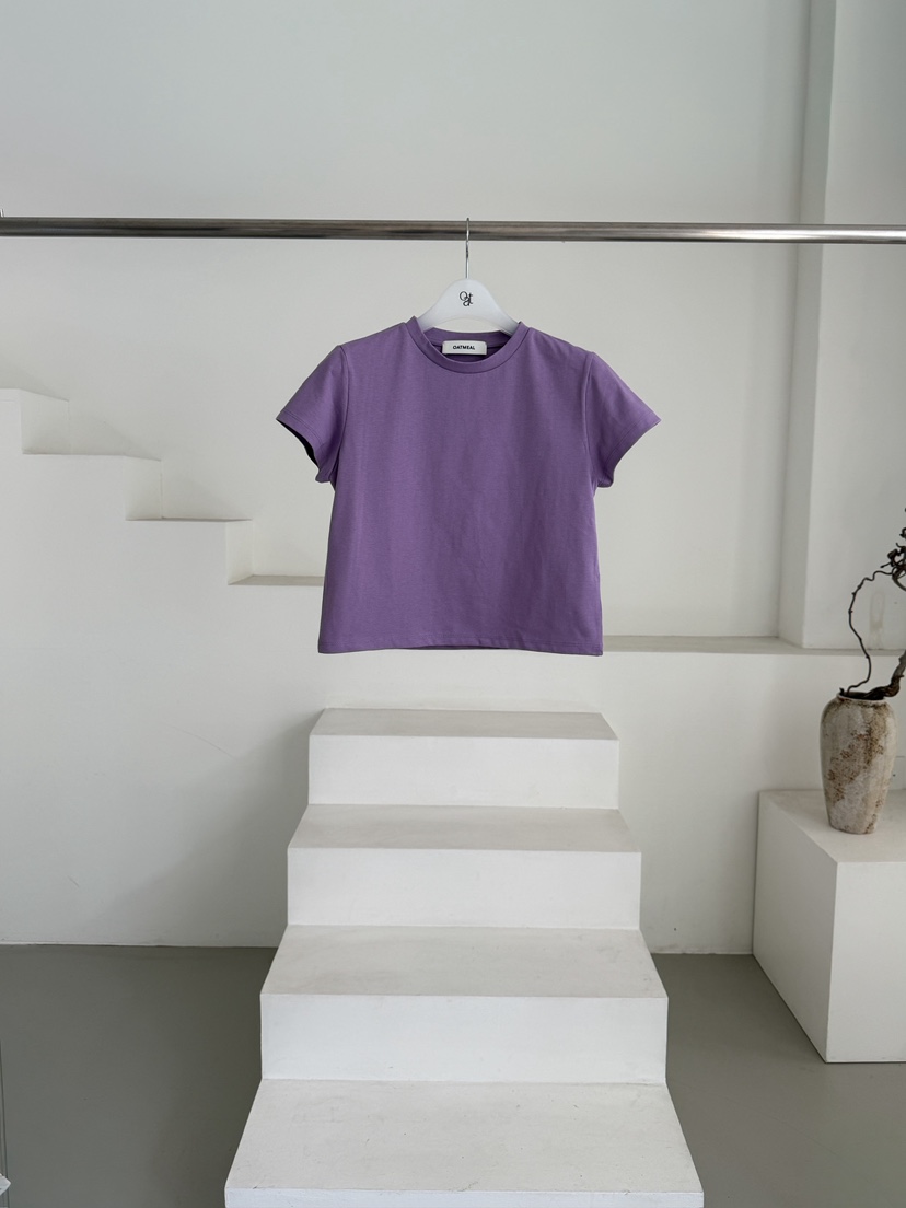 OATMEAL韓國東大門直郵女士新款推薦熱賣人氣26春夏職業T恤OATMEALT恤圖色3