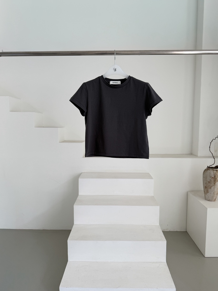 OATMEAL韓國東大門直郵女士新款推薦熱賣人氣26春夏職業T恤OATMEALT恤圖色5