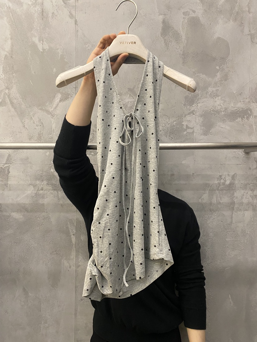 THE VETIVER-A韓國東大門直郵女士新款26春夏職業吊帶背心VETIVER吊帶/背心圖色1