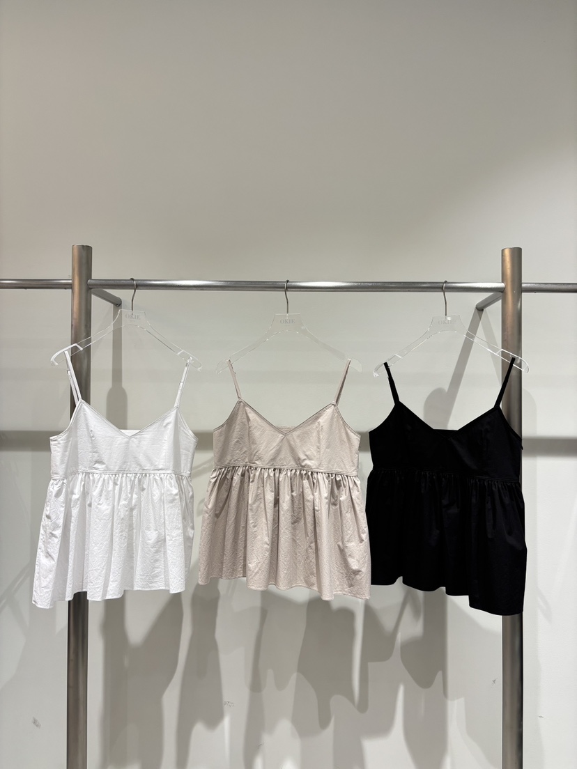 OKIE韓國直郵女士新款人氣職業26春夏時尚熱賣休閑吊帶背心OKIE吊帶/背心