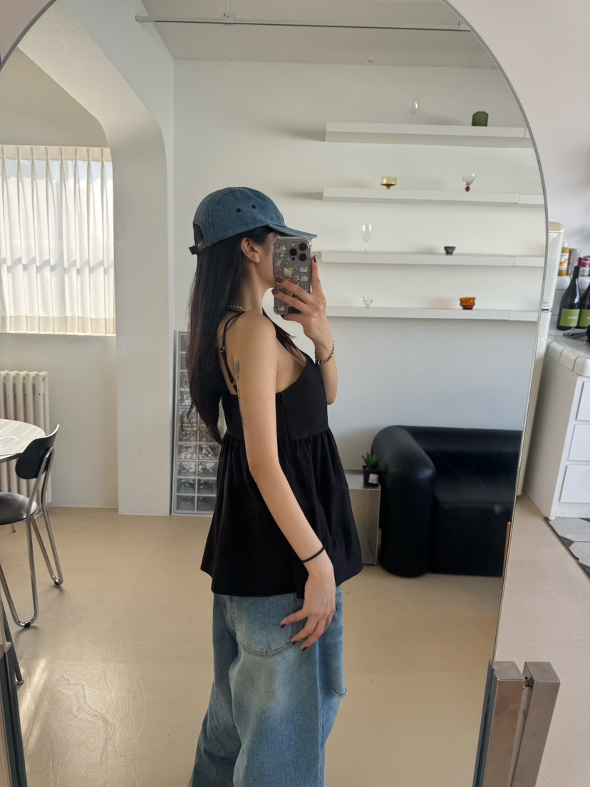 OKIE韓國直郵女士新款人氣職業26春夏時尚熱賣休閑吊帶背心OKIE吊帶/背心