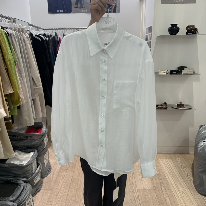 REIRAI韓國東大門直郵女士新款26春夏熱賣時尚襯衫蕾絲衫Reirai襯衫/蕾絲衫圖色3