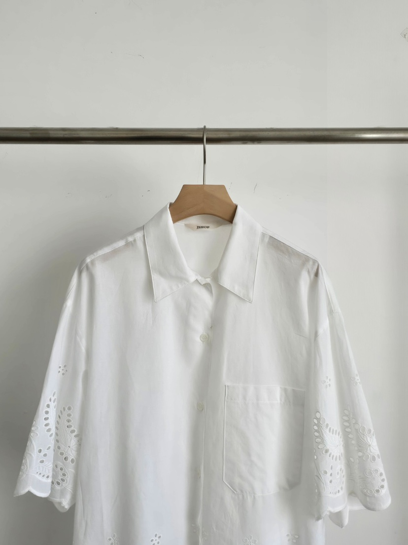 J SHOP韓國代購女士新品時尚熱賣職業推薦休閑襯衫蕾絲衫J_SHOP襯衫/蕾絲衫