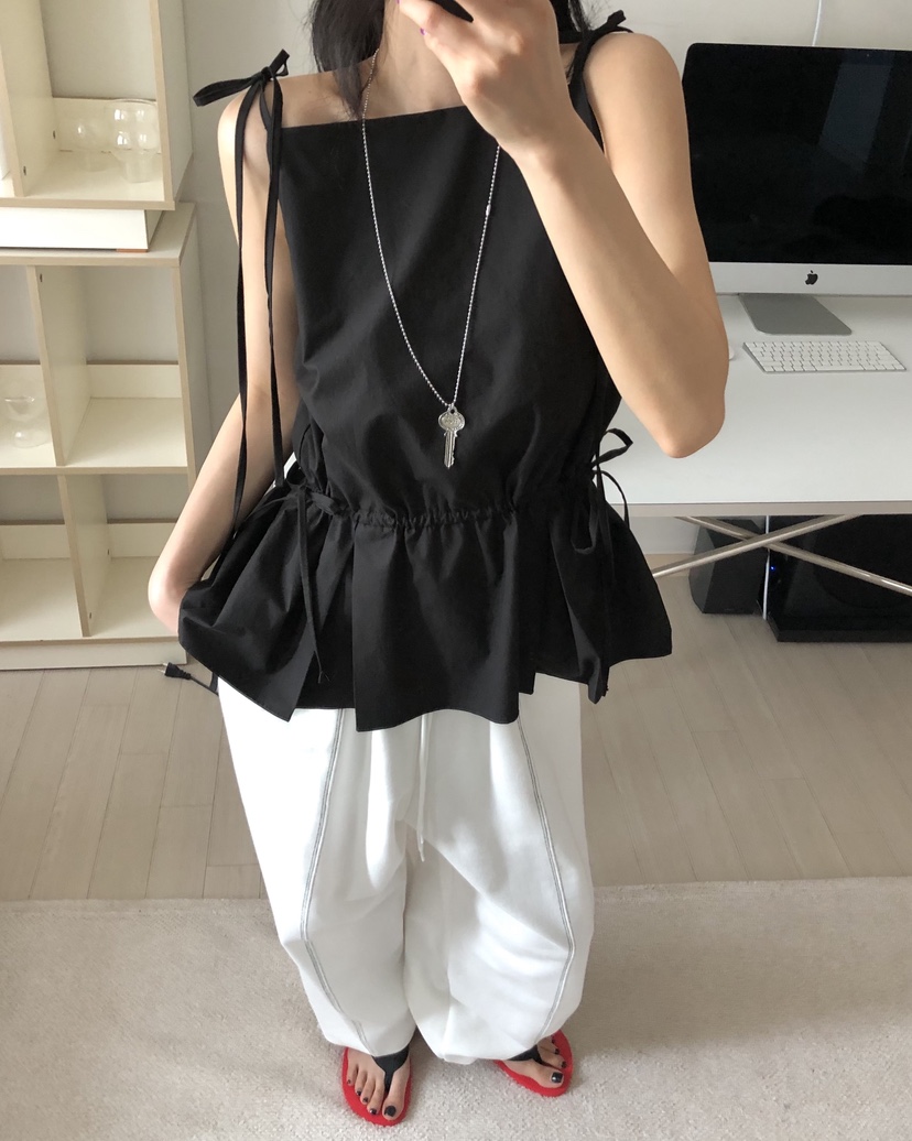 OKIE韓國東大門直郵女裝新款推薦26春夏時尚熱賣吊帶背心OKIE吊帶/背心