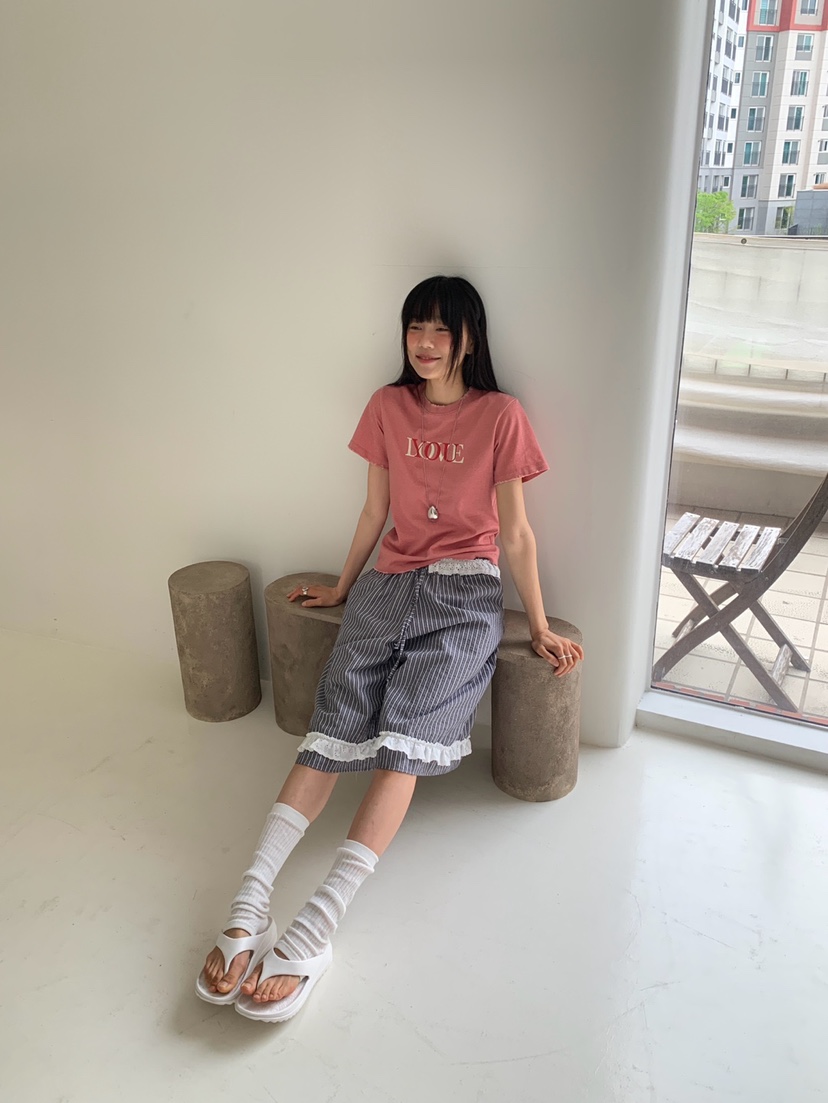 MORE THAN-P韓國代購女裝新款人氣休閑職業熱賣26春夏T恤MORE THANT恤