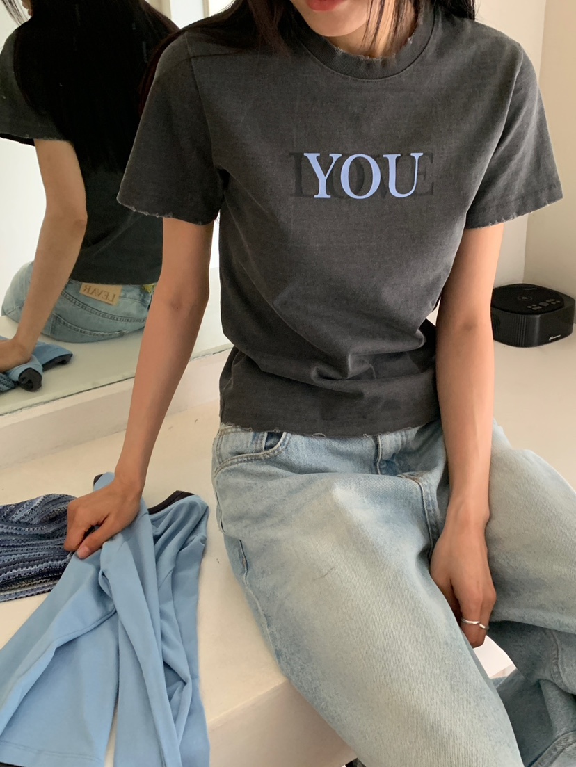 MORE THAN-P韓國代購女裝新款人氣休閑職業熱賣26春夏T恤MORE THANT恤