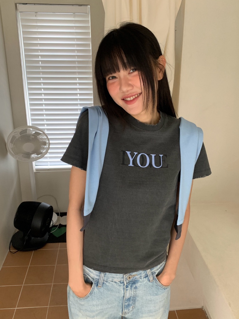 MORE THAN-P韓國代購女裝新款人氣休閑職業熱賣26春夏T恤MORE THANT恤