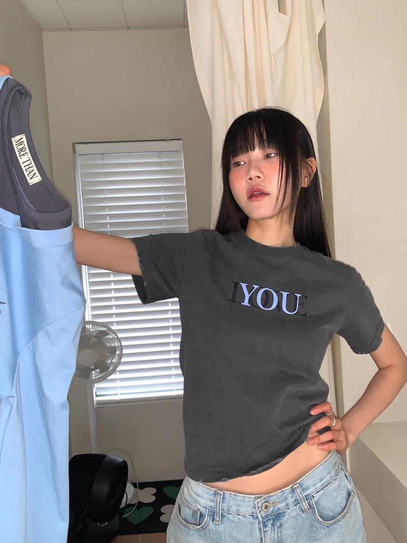 MORE THAN-P韓國代購女裝新款人氣休閑職業熱賣26春夏T恤MORE THANT恤