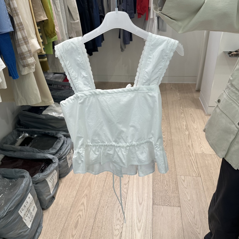 REIRAI韓國直郵實拍女士新款時尚職業推薦熱賣吊帶背心蕾絲Reirai吊帶/背心