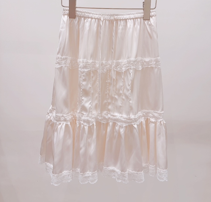 AWESOME-P韓國直郵女士新品26春夏時尚半身裙中短裙真絲AWESOME-P半身裙/中短裙