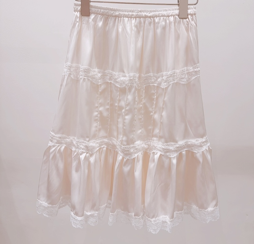 AWESOME-P韓國直郵女士新品26春夏時尚半身裙中短裙真絲AWESOME-P半身裙/中短裙圖色1