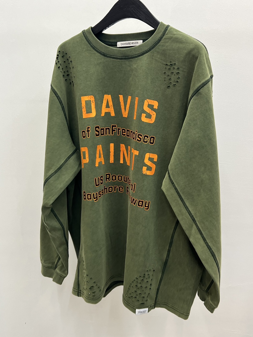 UNANSWERED-MYSTERY/FIFO韓國代購女士新款休閑長袖T恤UNANSWERED-MYSTERY/FIFO長袖T恤圖色3