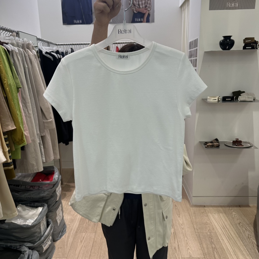 REIRAI韓國東大門直郵女裝新品26春夏休閑職業推薦時尚T恤ReiraiT恤圖色1