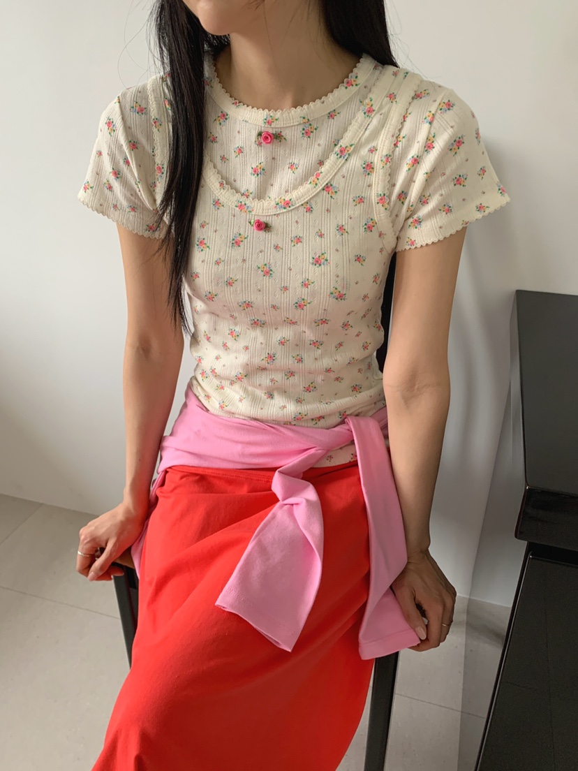 JKICHI韓國直郵女士新品熱賣推薦人氣時尚26春夏套裝孔眼JKICHI套裝