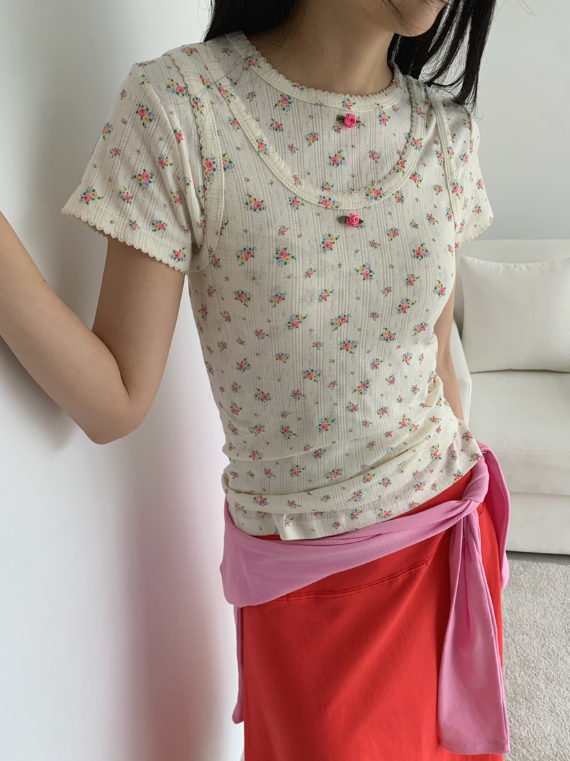 JKICHI韓國直郵女士新品熱賣推薦人氣時尚26春夏套裝孔眼JKICHI套裝