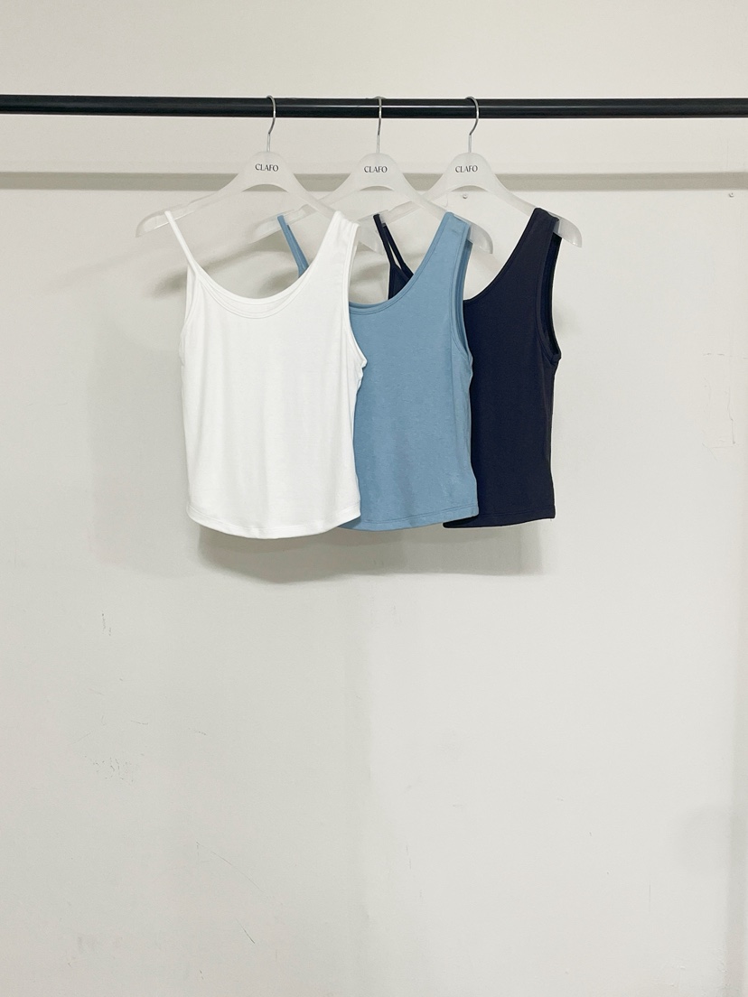 CLAFO韓國東大門代購女士新款26春夏人氣職業吊帶背心不對稱CLAFO吊帶/背心