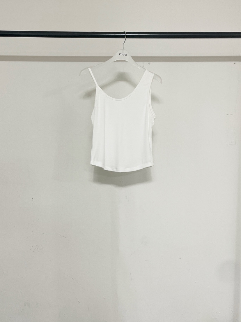CLAFO韓國東大門代購女士新款26春夏人氣職業吊帶背心不對稱CLAFO吊帶/背心圖色2