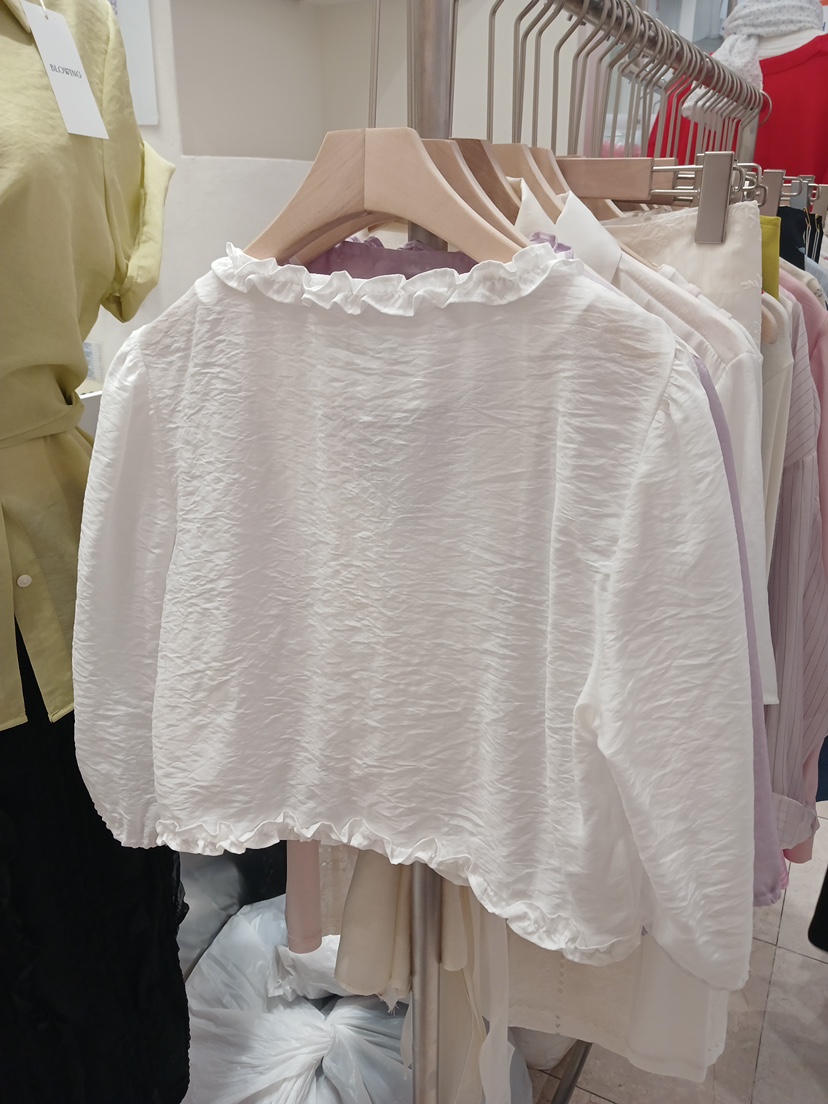 BLOWING韓國東大門代購女士新款推薦休閑熱賣時尚襯衫蕾絲衫BLOWING襯衫/蕾絲衫