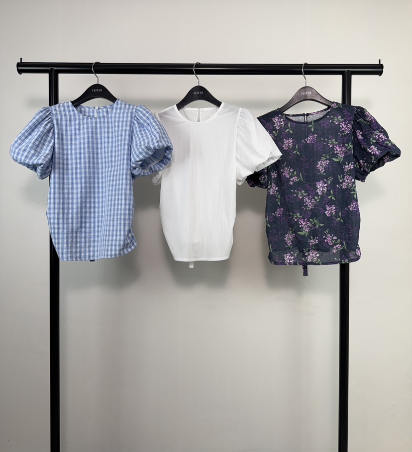 FEFFER韓國直郵實拍女士新款人氣26春夏職業時尚襯衫蕾絲衫FEFFER襯衫/蕾絲衫