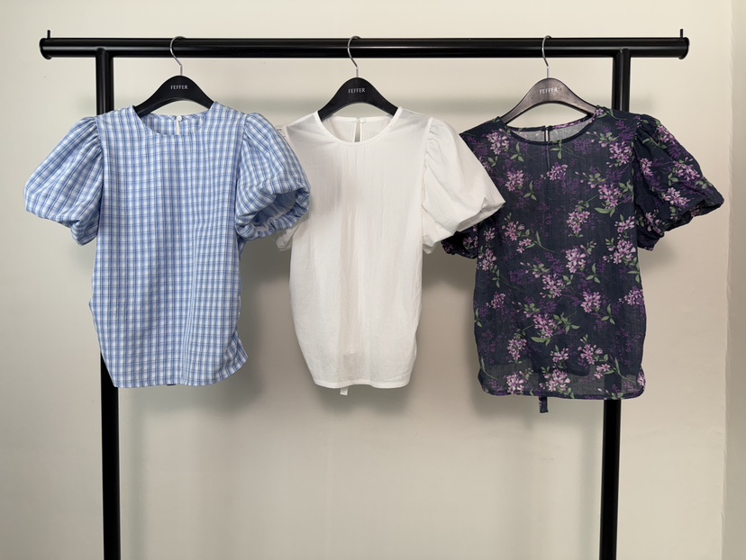 FEFFER韓國直郵實拍女士新款人氣26春夏職業時尚襯衫蕾絲衫FEFFER襯衫/蕾絲衫