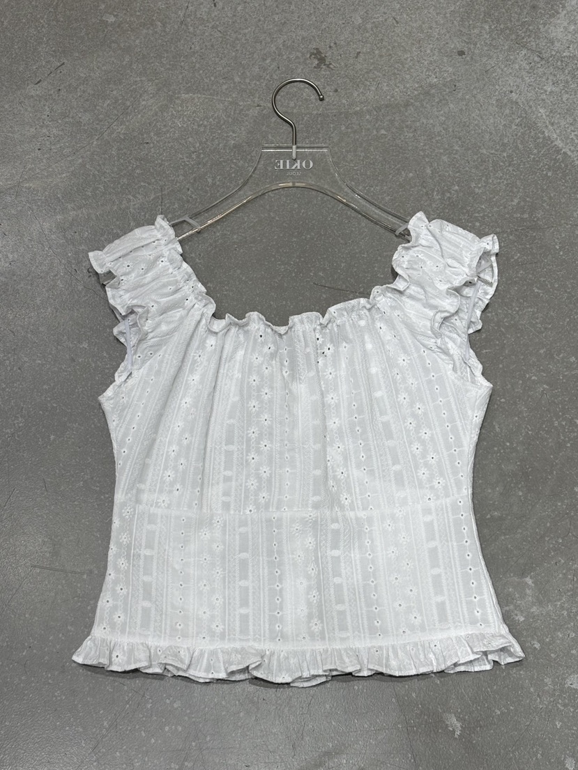 OKIE韓國代購女士新款熱賣人氣推薦時尚休閑26春夏襯衫蕾絲衫OKIE襯衫/蕾絲衫