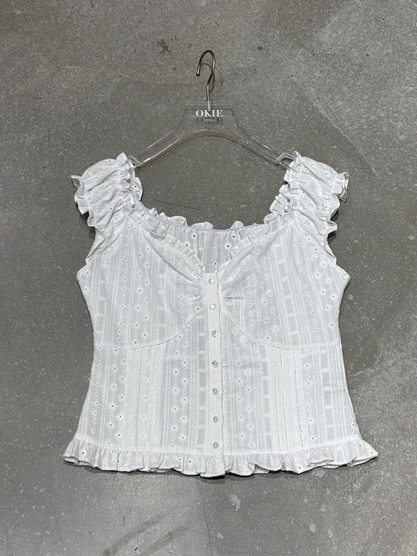 OKIE韓國代購女士新款熱賣人氣推薦時尚休閑26春夏襯衫蕾絲衫OKIE襯衫/蕾絲衫圖色1