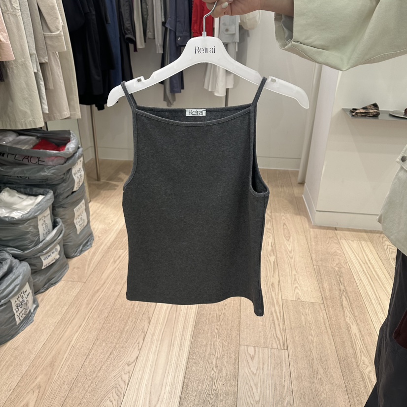 REIRAI韓國東大門直郵女裝新品職業26春夏人氣推薦吊帶背心Reirai吊帶/背心圖色2墨色