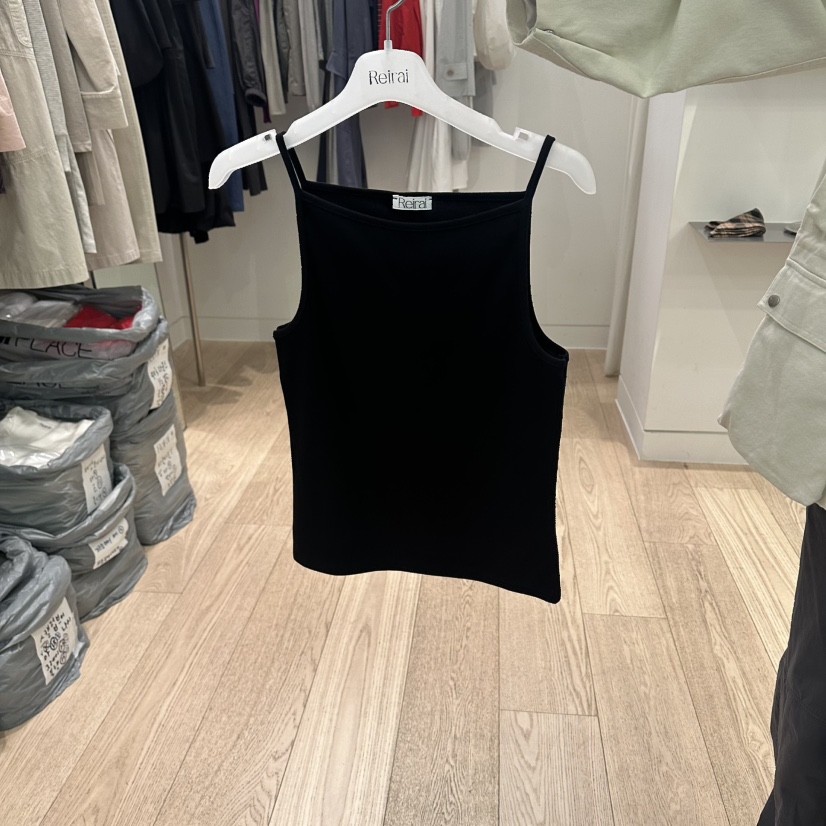 REIRAI韓國東大門直郵女裝新品職業26春夏人氣推薦吊帶背心Reirai吊帶/背心圖色3黑色
