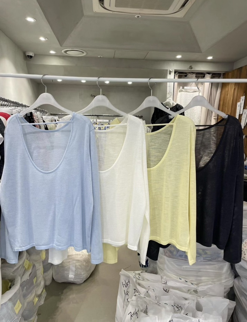 LOGROAD韓國東大門直郵女裝新品推薦時尚職業人氣熱賣針織衫LOG ROAD針織衫圖色4左四色