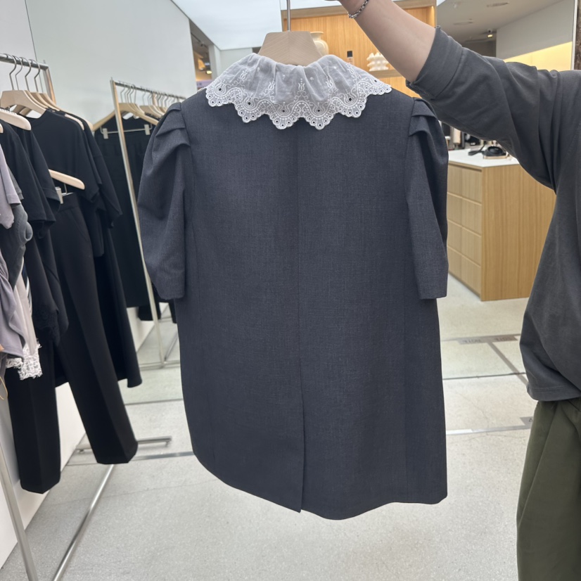 JUJU韓國直郵實拍女士新款休閑職業26春夏推薦熱賣時尚夾克JUJU夾克